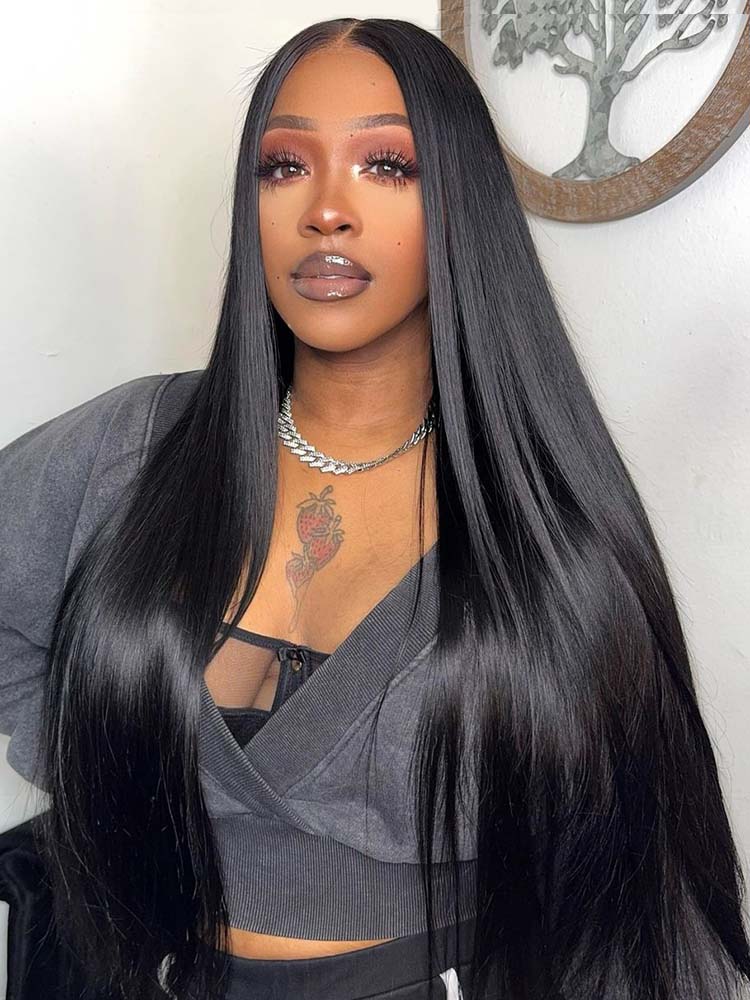 13x6 HD Lace Front Wig With Widow's Peak M Hairline - No Baby Hair Human Hair | Glemae