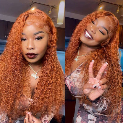 Curly Ginger 13x6 HD Lace Wig