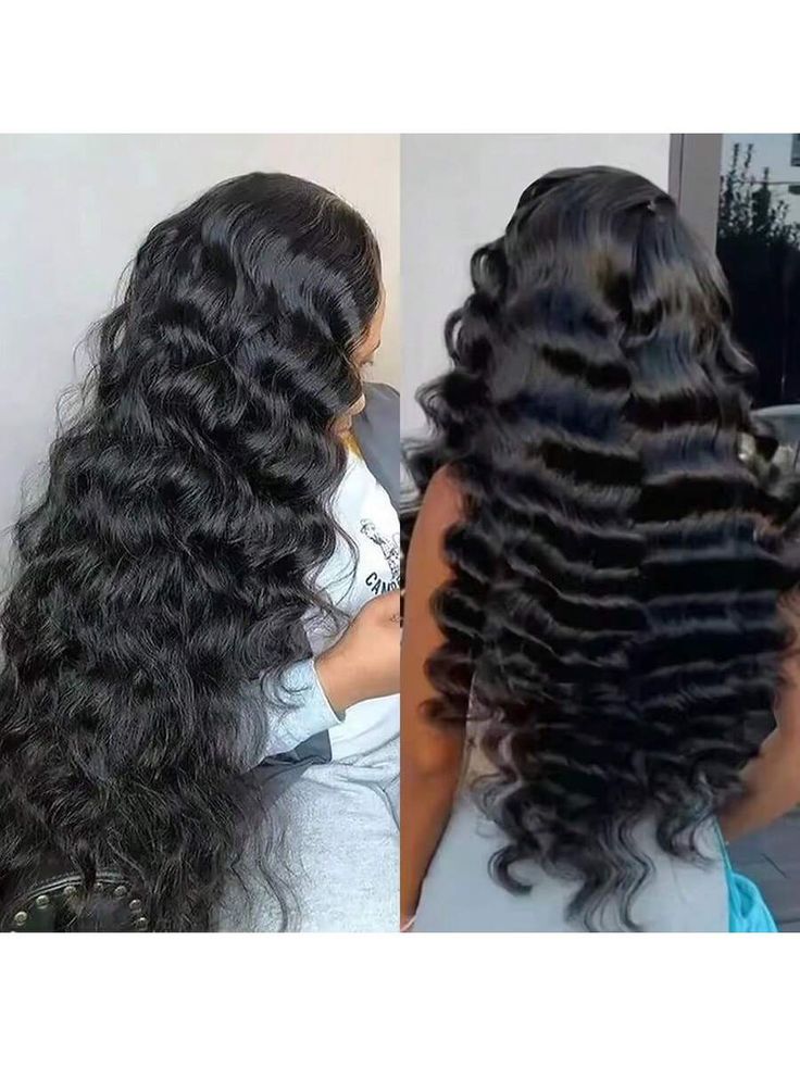 HD 13x6 Lace Frontal Wigs Loose Deep Wave 250% Full Density