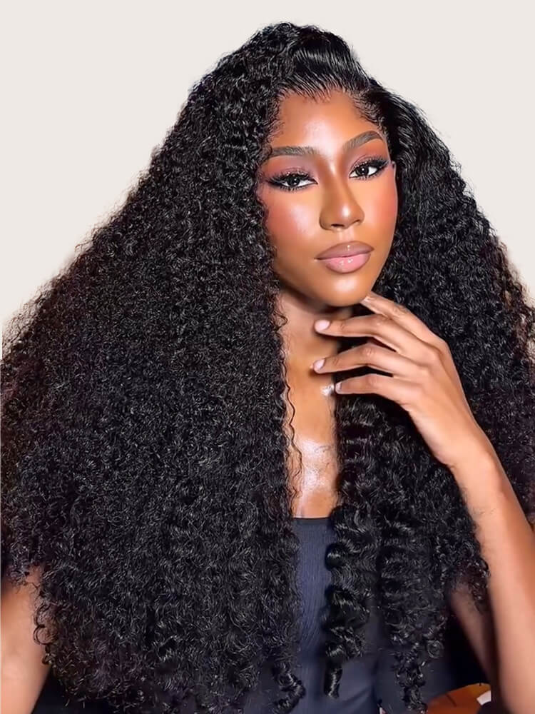 Lagos Hairline 7x7 HD Lace Front Curly Wig Human Hair With Natural Hairline