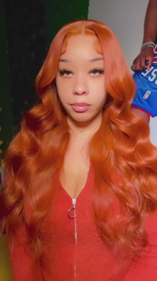 Body Wave Ginger Full Lace Front Wig
