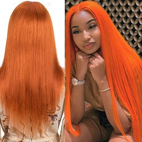 Straight Ginger 13x4 Lace Front Wig