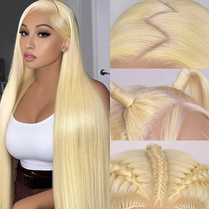 Straight #613 / Blonde Full Lace Front Wig