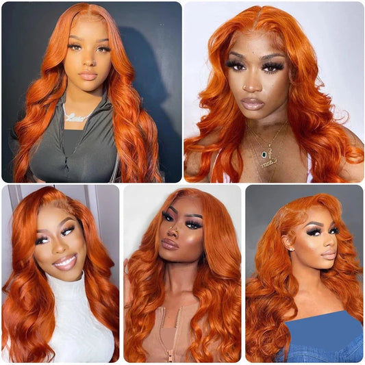 Body Wave Ginger 13x6 Lace Front Wig