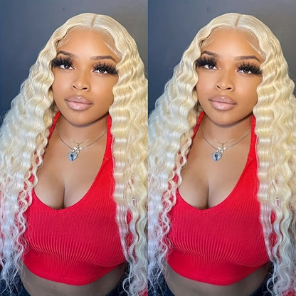 Curly #613 / Blonde Full Lace Front Wig