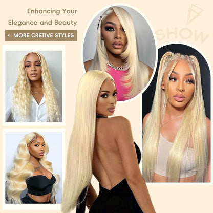 Straight #613 / Blonde Full Lace Front Wig