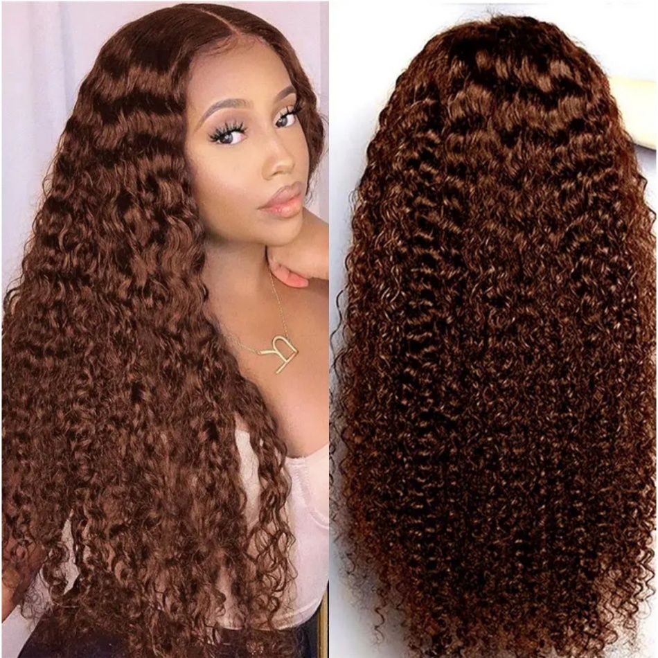 PreMax 13x6 HD Lace Frontal Wig #4 Dark Brown Deep Wave Human Hair | Glemae